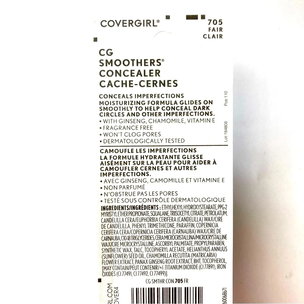 🆕 COVERGIRL Smoothers Concealer, 705 Fair